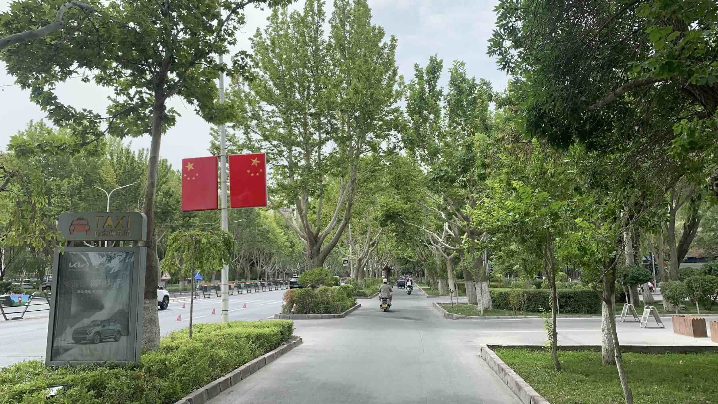 窗外