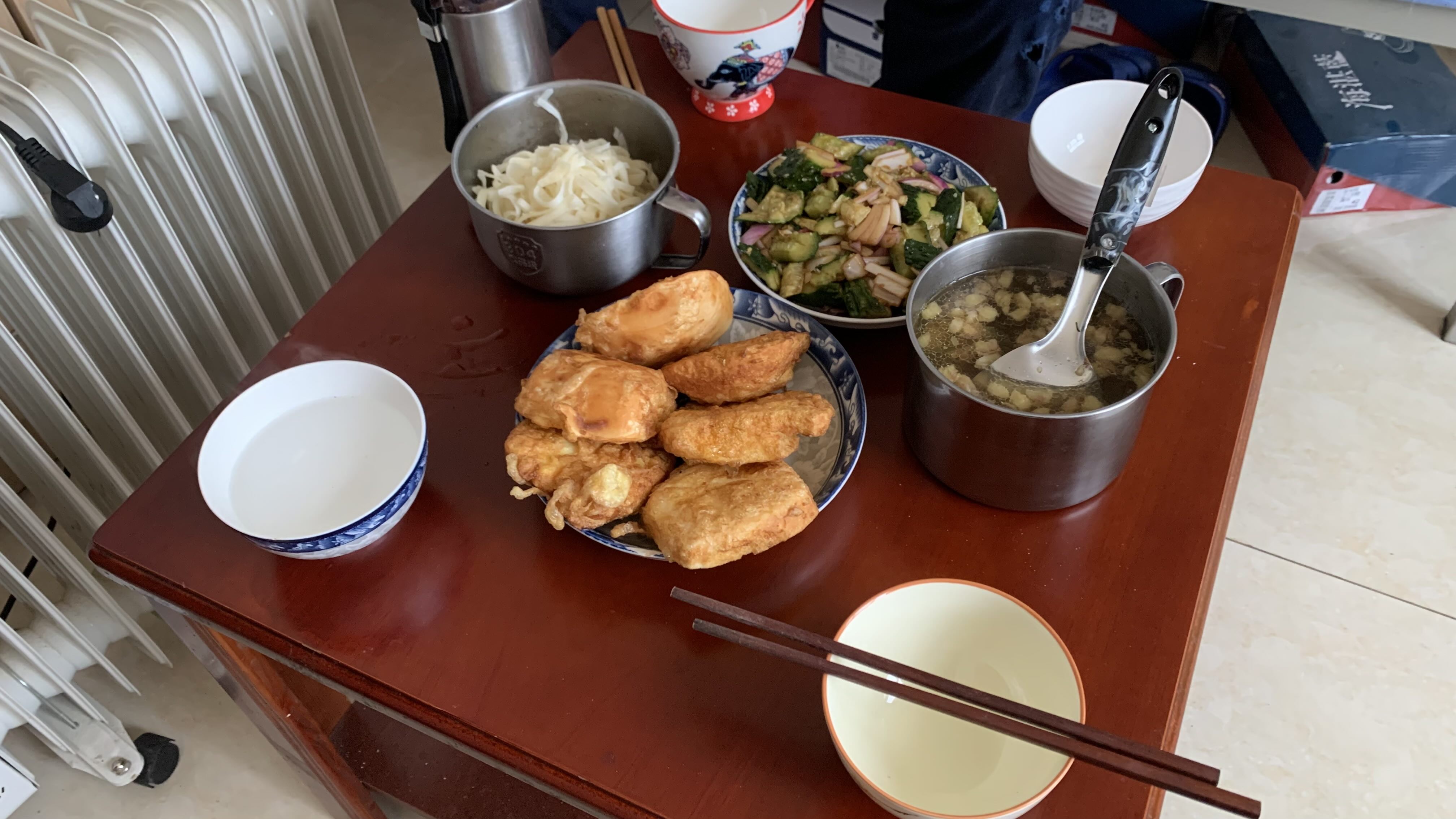 休息站晚餐