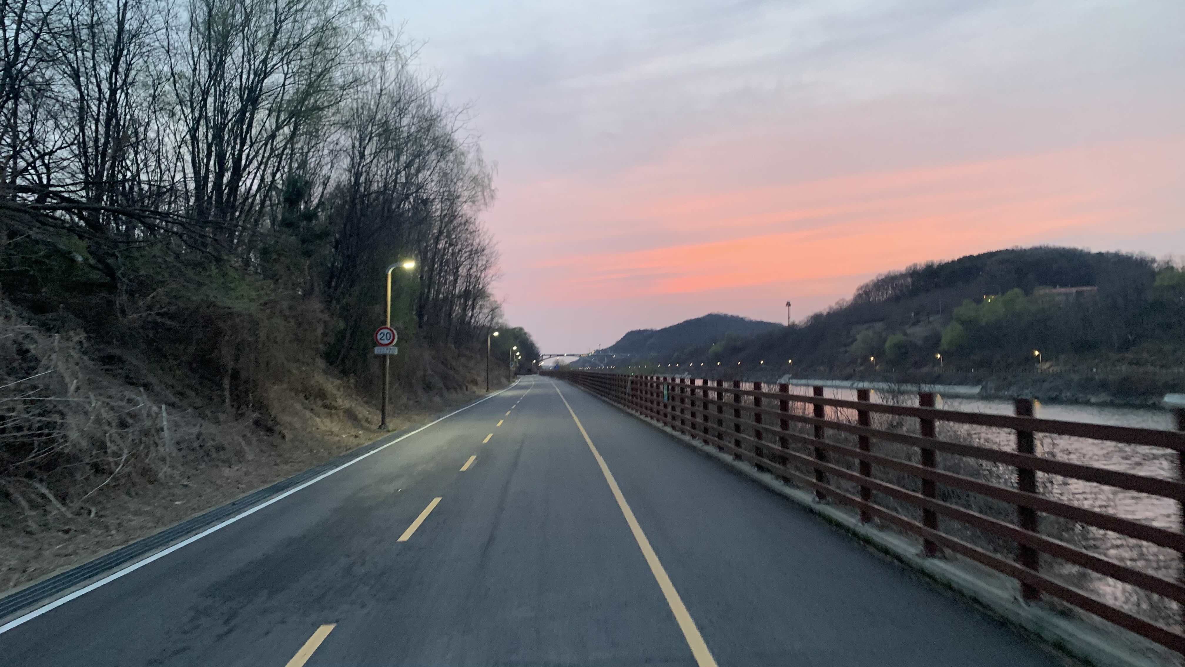 最後一天的夕陽